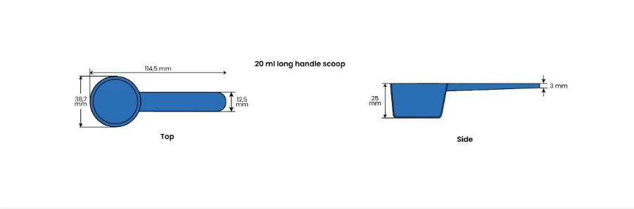 Hendi Maatbeker set van 7,, 140x85x (H)52mm - kopen bij