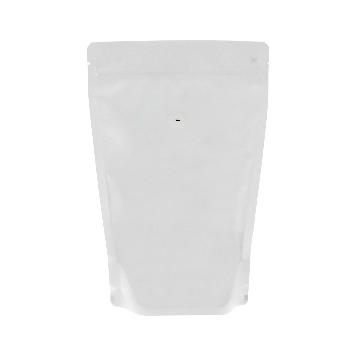 Koffiezak - mat wit (100% recyclebaar)