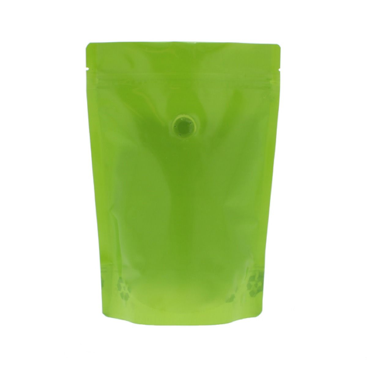 Koffiezak - glanzend groen