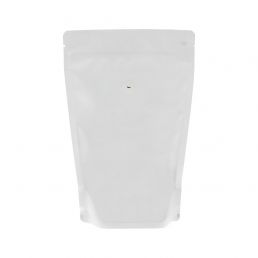 Koffiezak - mat wit (100% recyclebaar)