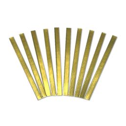 Sluitstrips (Tin Ties) goud - 180 mm