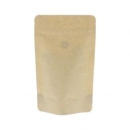 Koffiezak kraftpapier composteerbaar  - bruin