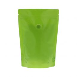 Koffiezak - glanzend groen