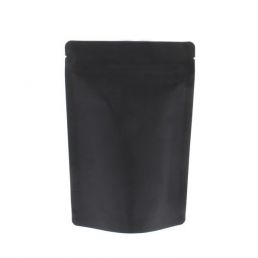 Stazak kraftpapier - zwart - 190x265+{55+55} mm (1,3-1,4lt)