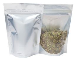 Stazak - transparant / mat zilver - 130x210+{40+40} mm (450-500ml)