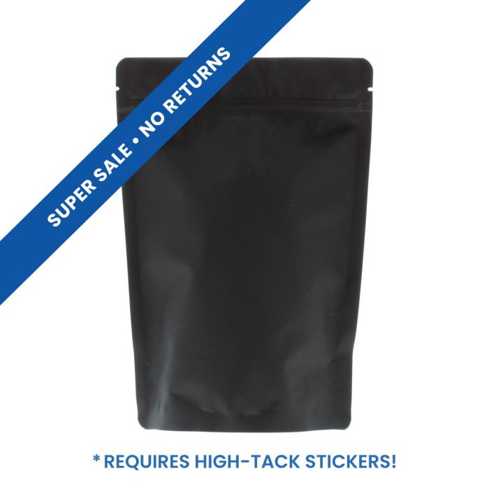 Stazak met Paper Feel Varnish - zwart - 130x210+{40+40} mm (450-500ml)