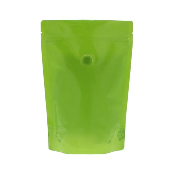 Koffiezak - glanzend groen