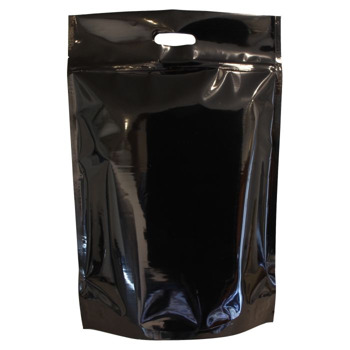 Standup Pouch Black + handle
