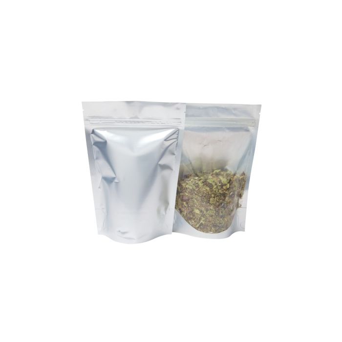 Stazak - transparant / mat zilver - 130x210+{40+40} mm (450-500ml)