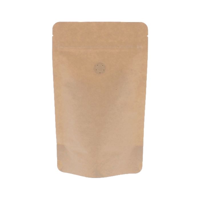 Koffiezak kraftpapier - bruin (2-laags)