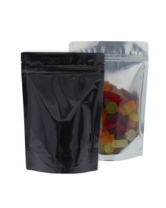 Stazak - transparant / glanzend zwart - 160x230+{45+45} mm (700-900ml)