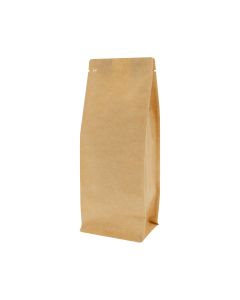 Flat bottom zak - Kraft Look (100% recyclebaar)