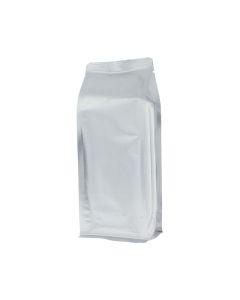 Flat bottom zak - mat zilver