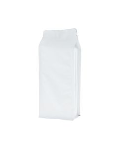Flat bottom zak - mat wit