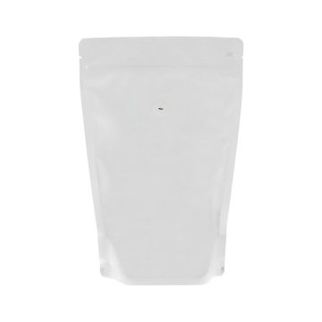 Koffiezak - mat wit (100% recyclebaar)