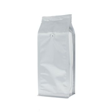 Flat bottom pouch no zipper WITH VALVE