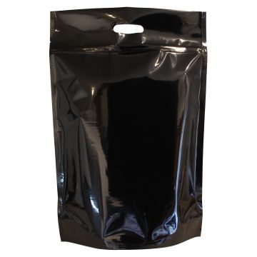 Standup Pouch Black + handle