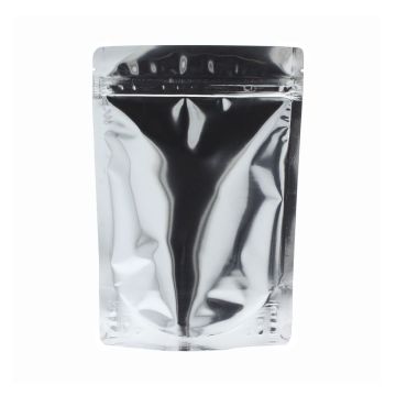 Standup Pouch Shiny Silver
