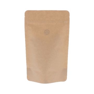 Koffiezak kraftpapier - bruin (2-laags)