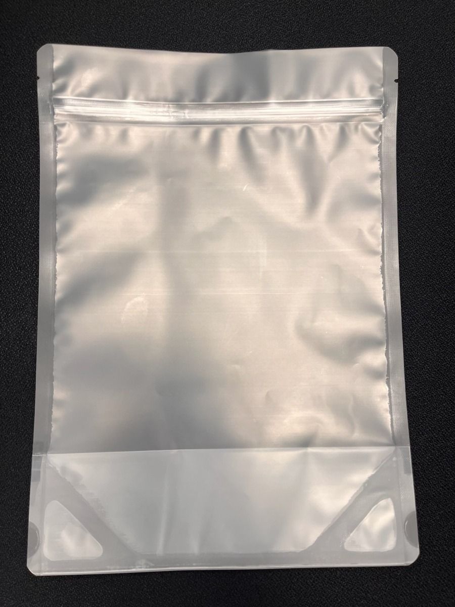 Stand-up pouch - matt clear - 190x265+{55+55} mm (1,3-1,4lt)