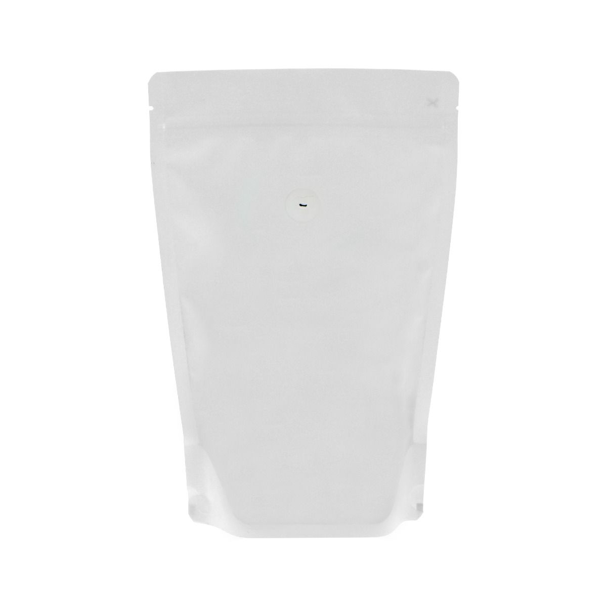 Koffiezak - mat wit (100% recyclebaar)