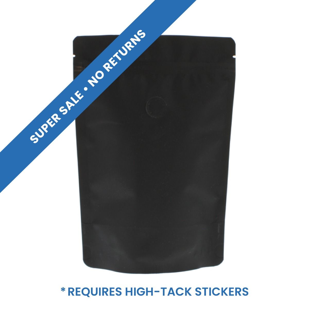 Koffiezak met Paper Feel Varnish - zwart