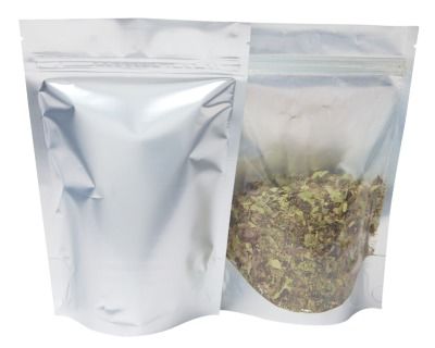 Stazak - transparant / mat zilver - 130x210+{40+40} mm (450-500ml)