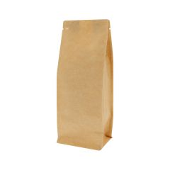 Flat bottom zak - Kraft Look (100% recyclebaar)