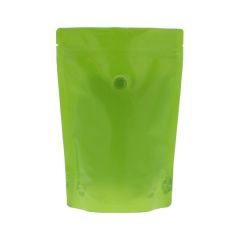 Koffiezak - glanzend groen