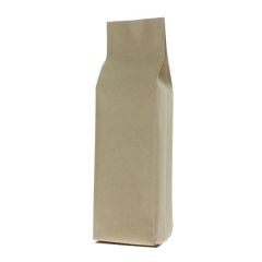 Zijvouwzak kraftpapier bruin (zonder zipper - ventiel)