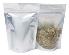 Stazak - transparant / mat zilver - 130x210+{40+40} mm (450-500ml)