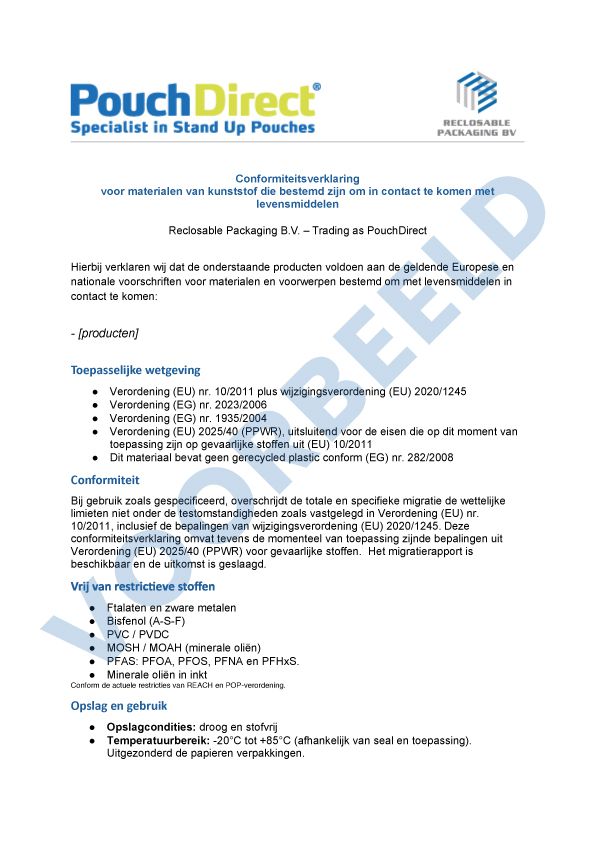 Certificering en documentatie