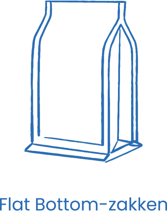 Flat Bottom-zakken